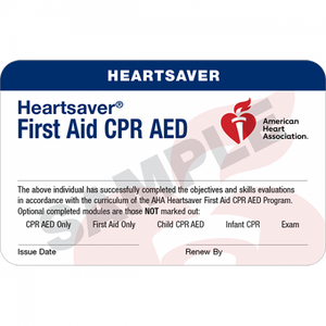 AHA Heartsaver Training Courses