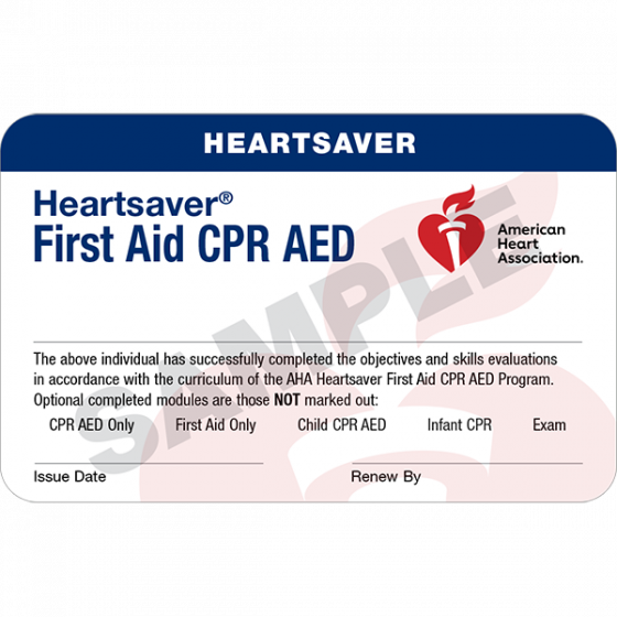 AHA Heartsaver Training Courses